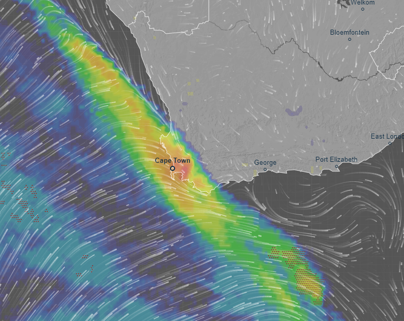 TrafficSA on Twitter "Cape Town ALERT HEAVY RAIN expected overnight