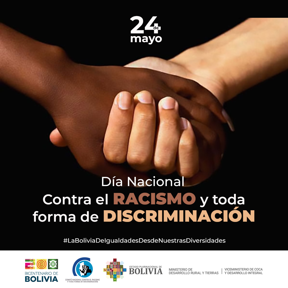 arlemlovera82's tweet photo. Reafirmamos nuestro compromiso a seguir trabajando en base a políticas de inclusión, igualdad y respeto, por la diversidad cultural de nuestro Estado Plurinacional de Bolivia.
#LaBoliviaDeIgualdadesDesdeNuestrasDiversidades
#UnidosHaciaElBicentenario
#EstamosSaliendoAdelante https://t.co/FszY1xkHsA