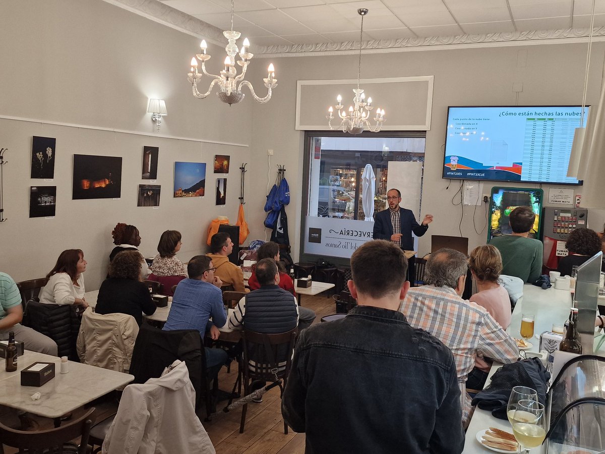 jmherranz's tweet image. Ya estamos con la última sesión #Pint23Cue #Cuenca con @JesusGArteaga @politecnicacu. Nos está explicando la tecnología Lidar #Pint23ES #Pint23  @pintsworld @pintofscienceES @FcomUCLM @FacEducacionCu  @fccsscuenca @UCLMdivulga
#Pint23Cue