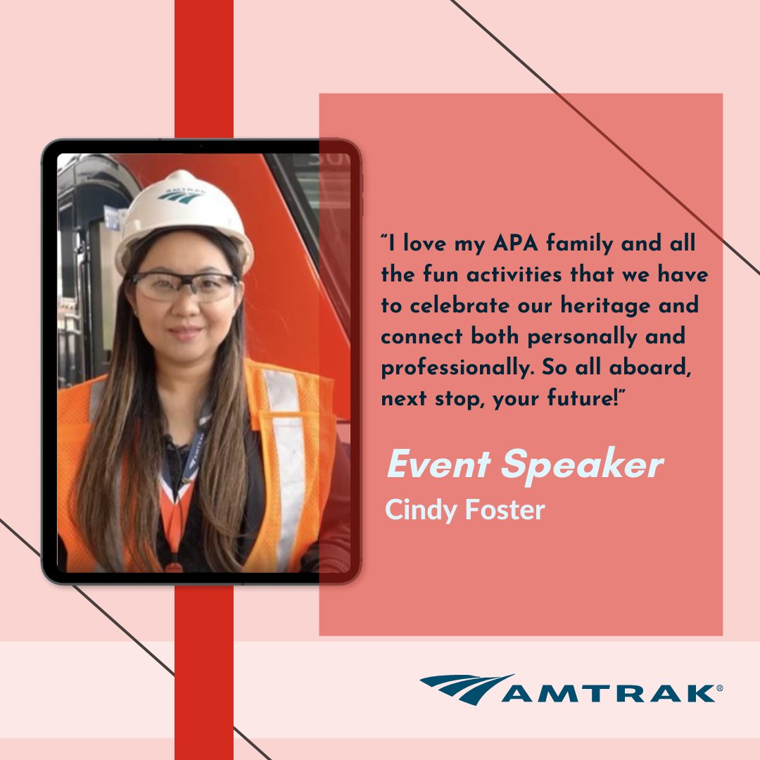 Tomorrow is our Next Stop Amtrak - Celebrating Asian American &amp; Pacific Islander Heritage Month event! 

Everyone is welcome! This is a chat-based virtual recruiting event

Register: app.brazenconnect.com/events/gEyMq?u…
 
#event #amtrak #jobs #hiring #careerfair #amtrakcareers #opportunities