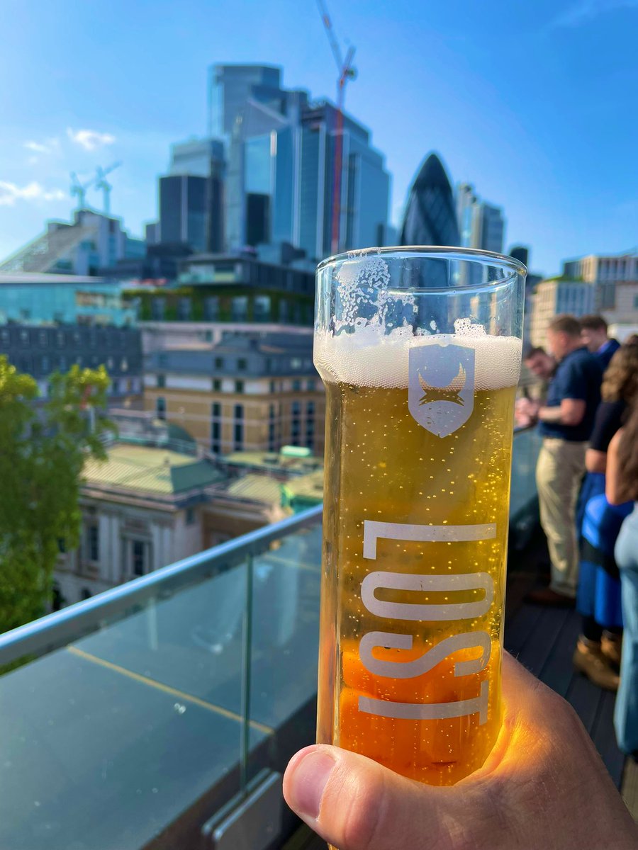 Cracker of a spot for a pint of Lost Lager <a href="/citizenM/">citizenM hotels</a> Tower Bridge #brewdog