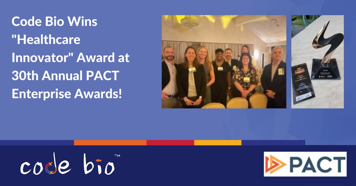 Code Biotherapeutics (@codebiotx) on Twitter photo We’re thrilled to be named the “Healthcare Innovator” award winner at the 30th Annual <a href="/PhilaPACT/">Philadelphia Alliance for Capital & Technologies</a> Enterprise Awards. To be recognized as a leader in the #lifescience and #biotech industry is an honor. Congrats to all the finalists! We’re thrilled to be named the “Healthcare Innovator” award winner at the 30th Annual <a href="/PhilaPACT/">Philadelphia Alliance for Capital & Technologies</a> Enterprise Awards. To be recognized as a leader in the #lifescience and #biotech industry is an honor. Congrats to all the finalists!