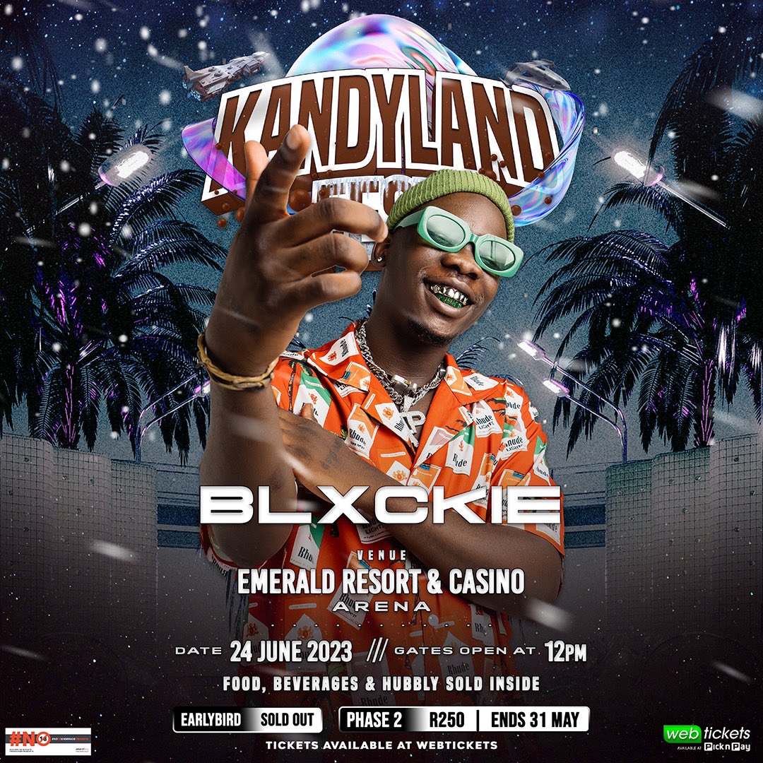 KandyKoated_ZA's tweet photo. KANDYLAND FEST 2023 ππ‘
PHASE 2 LINE - UP ANNOUNCEMENT π¨
@blxckie___ LIVE ON STAGE π₯
Mas Musiq LIVE ON STAGE π₯
ποΈ 24 JUNE SATURDAY 2023
TICKETS AVAILABLE ON WEBTICKETS AND PICK N PAY NATION - WIDE β
https://t.co/OMgV5ZzfKW
#KANDYLANDFEST2023
#LUVKANDY㪠https://t.co/LjRVXotEFh