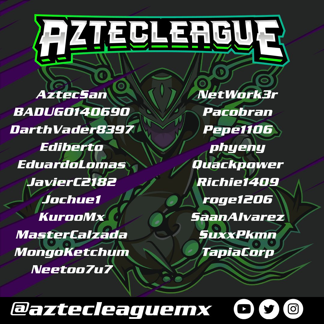 ¡Aviso Importante! 

21 Miembros de nuestro equipo estarán participando este fin de semana en el Torneo Clasificatorio en la Cuidad de México.  Les deseamos el mayor de los éxitos a cada uno y sabemos que darán lo mejor. 

Queremos que <a href="/Richie14091/">Richie1409</a> no viaje solito a Japón. 😃