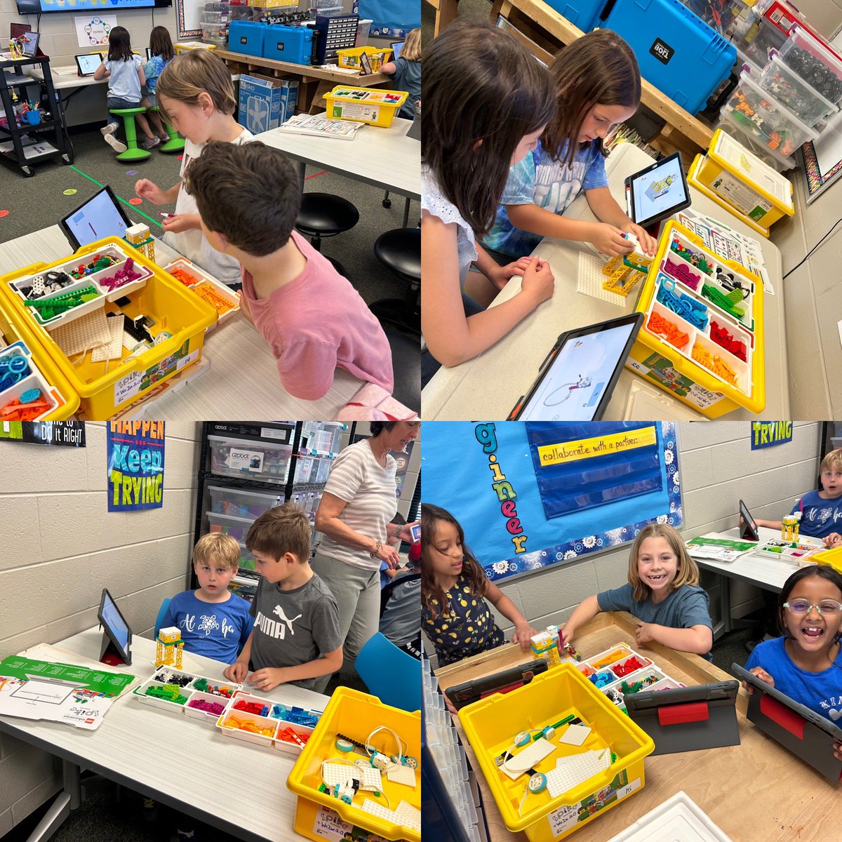 Today in STEM we worked with our partners to build a submarine for Maria. Our builds can complete with a crab on the sea floor. <a href="/nbes220/">@NBES220</a> <a href="/thurston220/">Rita Thurston</a> #WeBelong220