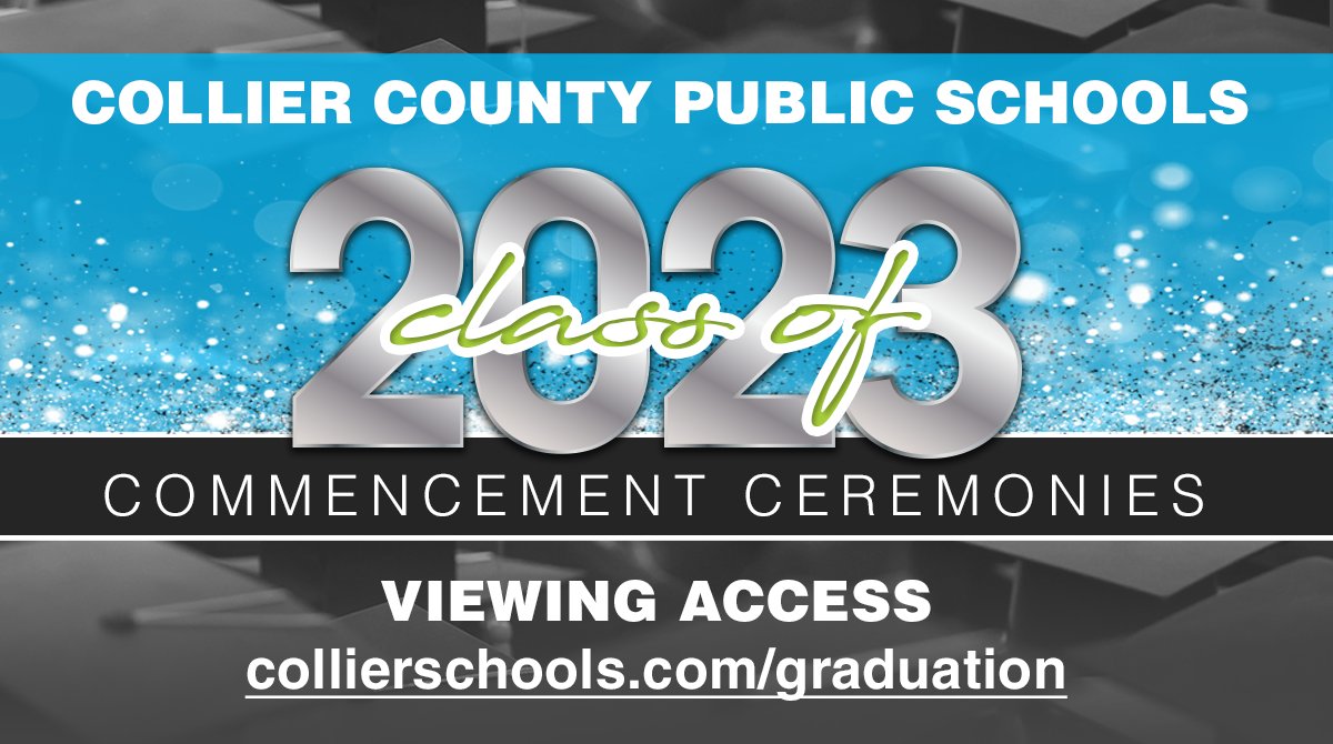 collierschools's tweet photo. ATTENTION: To view our CCPS graduation ceremonies, visit https://t.co/urAZ6dKA0b. NOTE: Live streaming is only available to the schools that are hosting on our CCPS school campuses. ALL ceremonies will be recorded & videos will be available to view/download by June 2. #CCPSGrad23 https://t.co/pirUwMTYJy