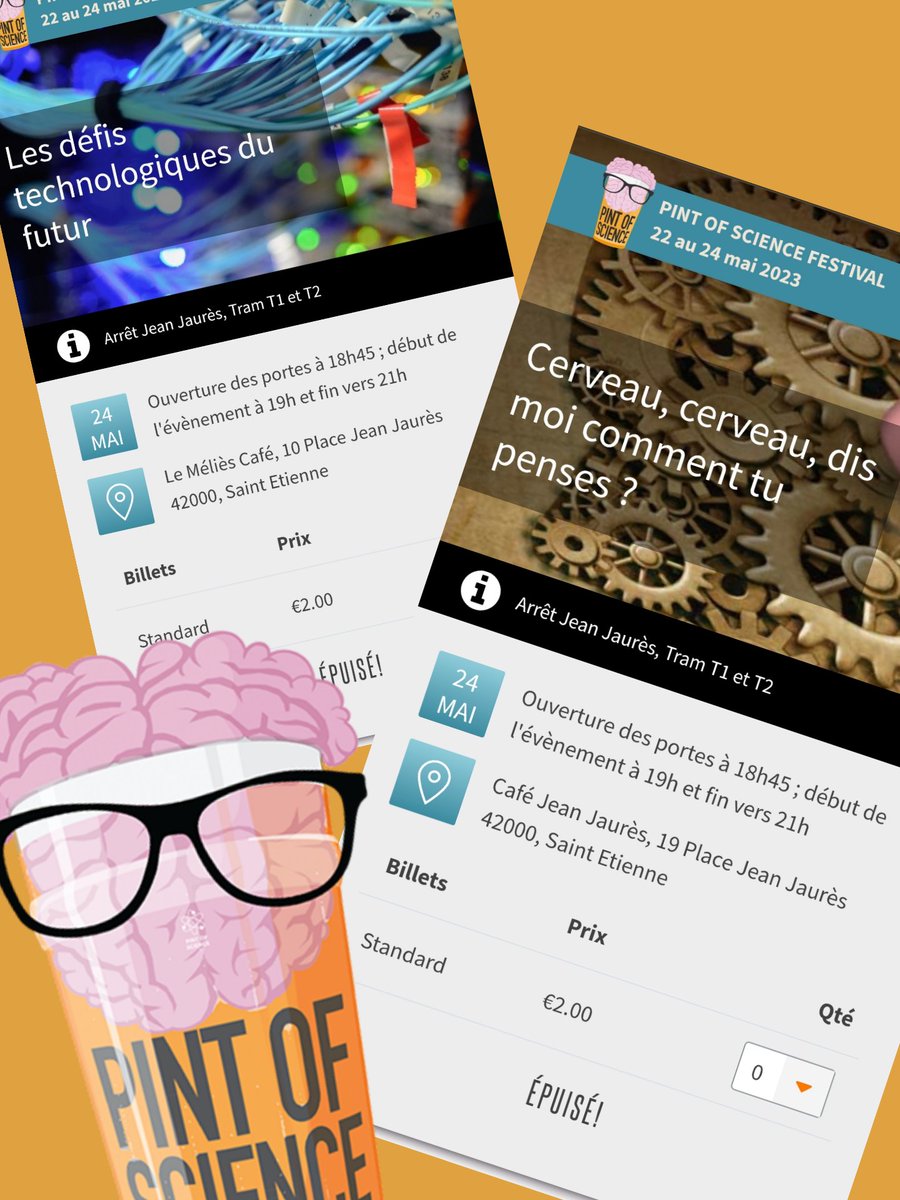 Steve Papa (@papa_ste) on Twitter photo Très heureux de finir ce festival #pint23 en SOLD OUT dans les 2 bars pour l'équipe stéphanoise ! 🥳🥳🥳
Hâte d'écouter nos intervenants du soir qui nous viennent du <a href="/LabHubertCurien/">Laboratoire Hubert Curien</a>
<a href="/Univ_St_Etienne/">Université Jean Monnet Saint-Étienne</a> <a href="/pintofscienceFR/">Pint of Science FR</a> @Sainbiose_Lab Très heureux de finir ce festival #pint23 en SOLD OUT dans les 2 bars pour l'équipe stéphanoise ! 🥳🥳🥳
Hâte d'écouter nos intervenants du soir qui nous viennent du <a href="/LabHubertCurien/">Laboratoire Hubert Curien</a>
<a href="/Univ_St_Etienne/">Université Jean Monnet Saint-Étienne</a> <a href="/pintofscienceFR/">Pint of Science FR</a> @Sainbiose_Lab