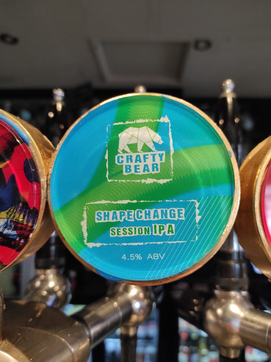 🍻 T A P   T A K E O V E R  N O . 4🍻

Shape Change: A fruity and sessionable IPA from Crafty Bear! Expect plenty of delicious tropical fruit flavours like pineapple, mango &amp; citrus 🍍🥭🍍

Call into us tonight for the <a href="/Craftybearbrews/">Craftybearbrewing</a> tap takeover 🤤