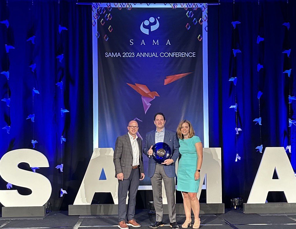 What an honor to have the @avisplinfo Global Strategic Accounts Program recognized with a @SAMAtweet Excellence Award for outstanding achievement and innovation. Thank you Brad Weintraub, Erin Belenky and the entire GSAP team for living the mission!