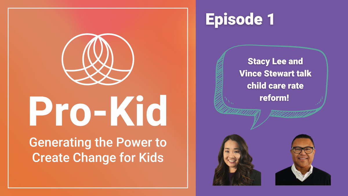ChildrenNow's tweet image. For the first episode of our Pro-Kid podcast, @haemama &amp;amp; @VinceStewartCN discussed #ChildCare #RateReform ➡ childrennow.org/podcast/

Learn about our latest child care advocacy campaign &amp;amp; letter to state leaders ➡ childrennow.org/blog/rate-refo…

#ProKidCA #FixChildCareCA #CareCantWait