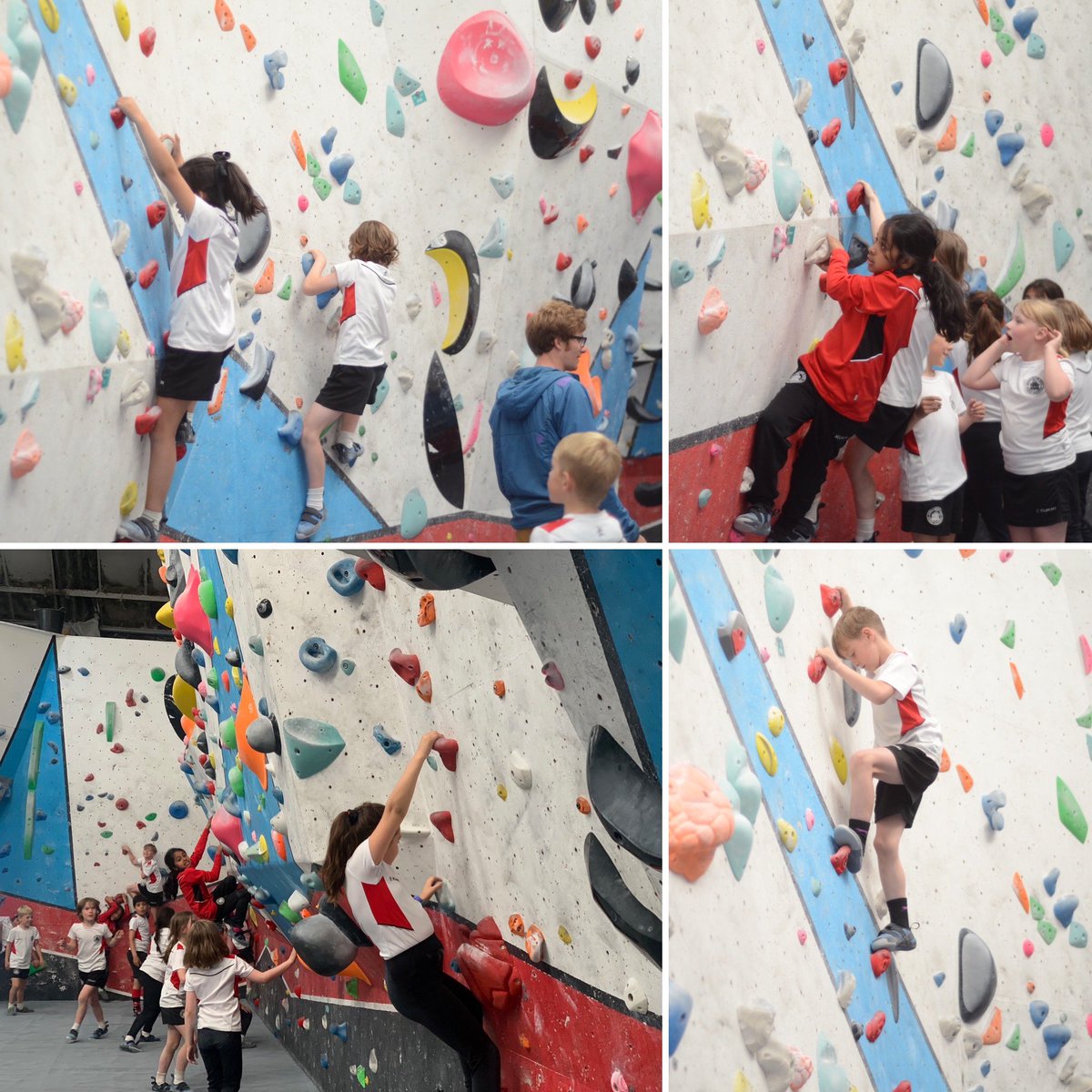 NuLS_Headmaster's tweet photo. NULS Prep Adventures is about enabling our younger pupils to develop their confidence and skills in new and exciting environments! Today they have had a ball on the climbing wall! @NULSchoolUK @NULS_Prep #NULSPrepAdventures https://t.co/FnbNNiWG80