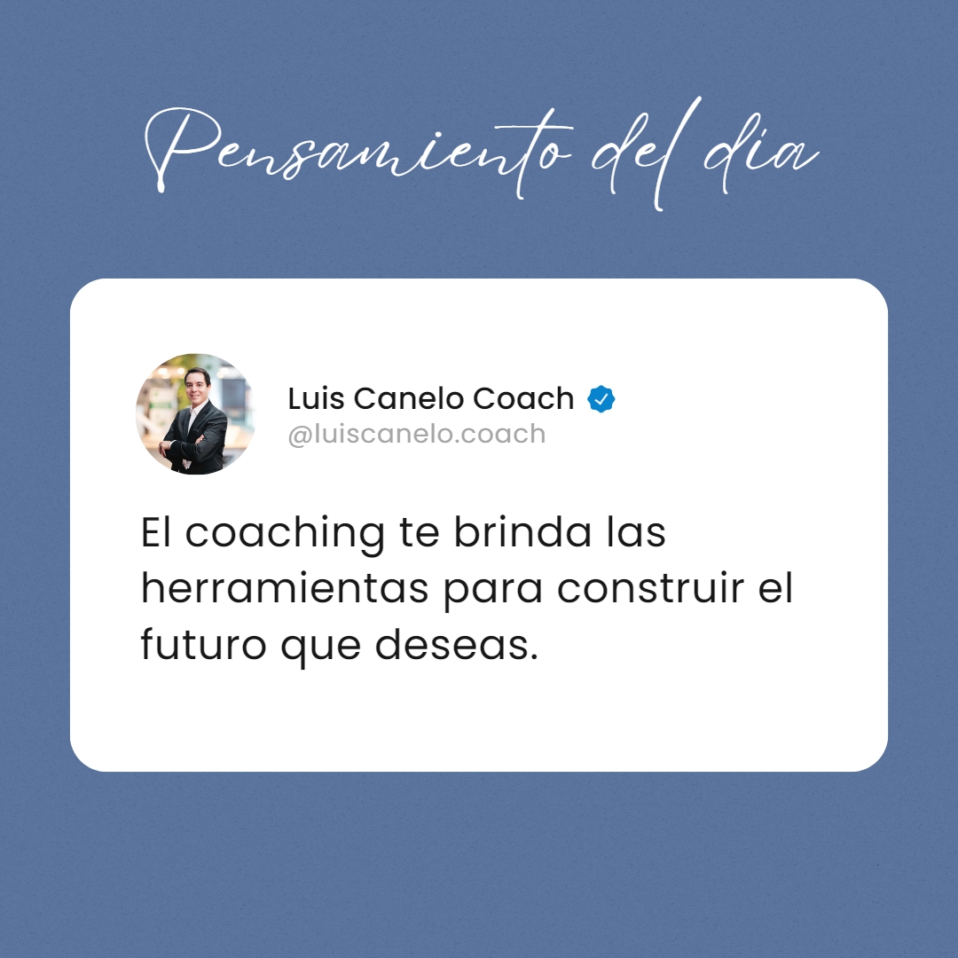 LuisCanelo's tweet photo. No esperes a que las cosas cambien. Haz que cambien. ¿Necesitas ayuda para iniciar el cambio? Agenda tu sesión de coaching ahora. #coaching #coachingdevida #coachingtips #coachingemocional #lifecoaching #coachingejecutivo #onlinecoaching #businesscoaching #coachingonline https://t.co/DfxF5FNFUu
