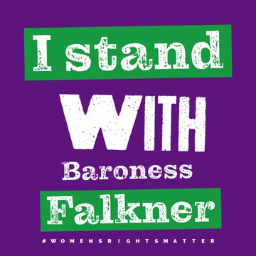 #IStandWithBaronessFalkner