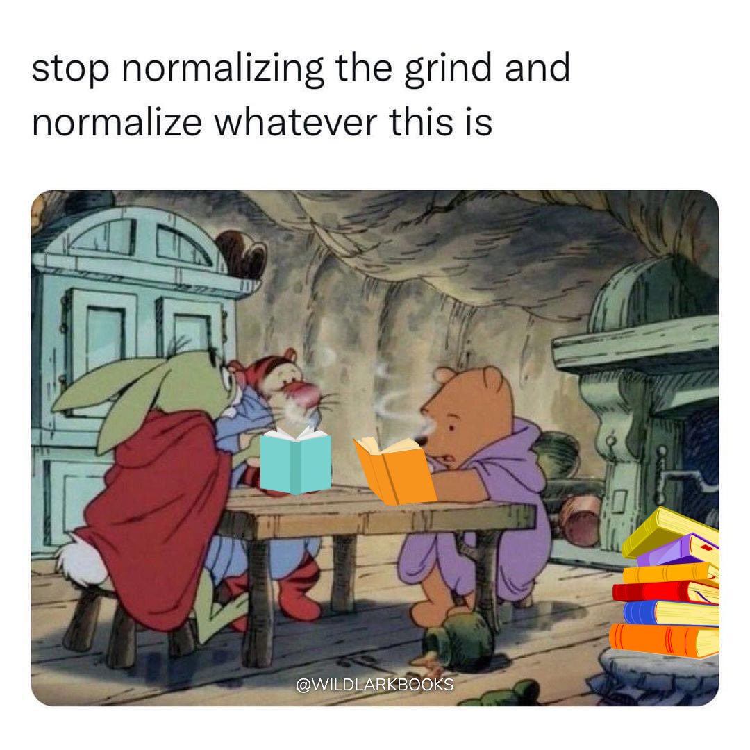 Rain or shine - books over grind.