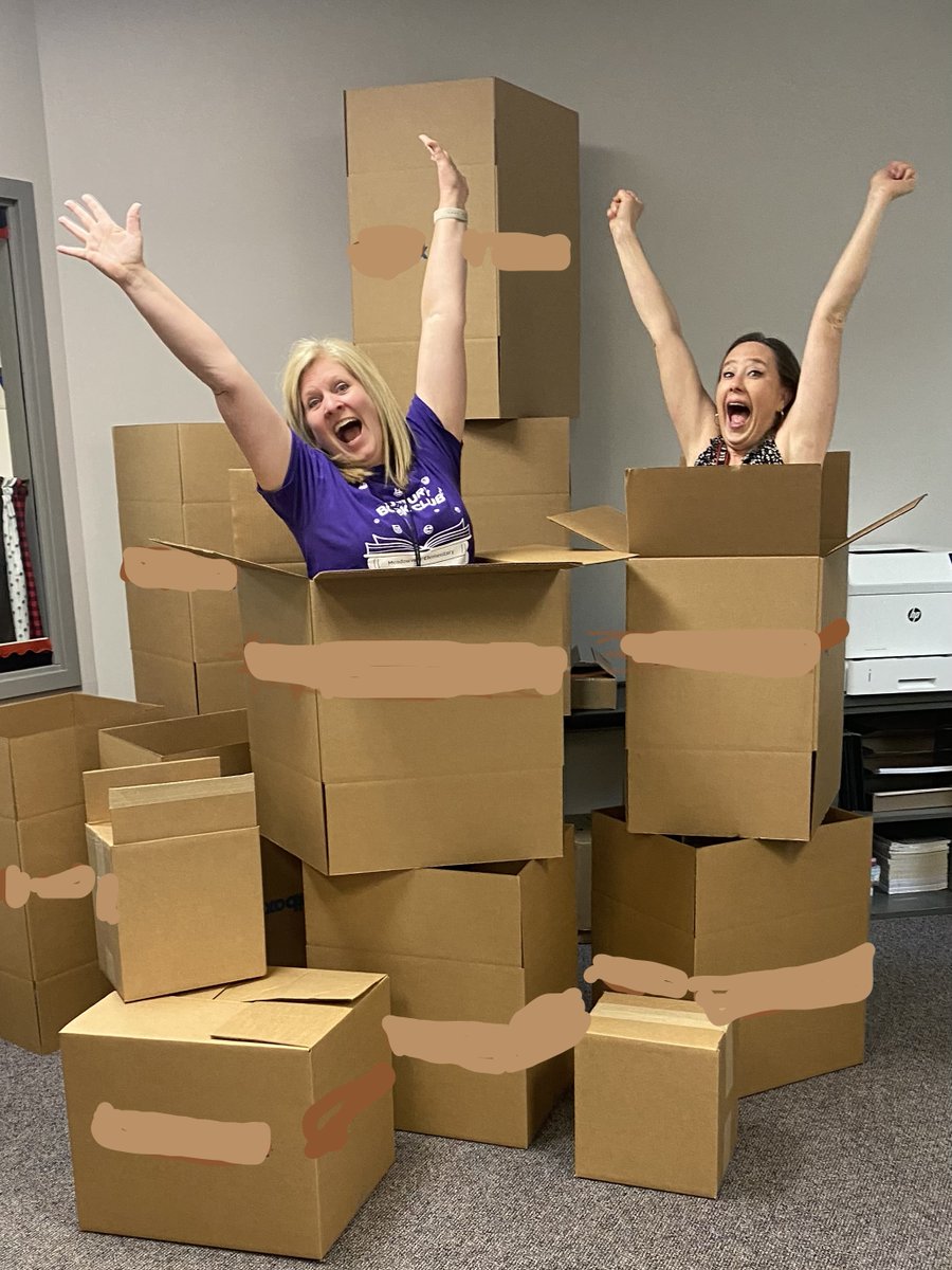 So grateful for our community partners like PCA (Packaging Corporation of America) who have provided us with boxes as we plan for a number of classroom moves this year!  Thank you!!!!