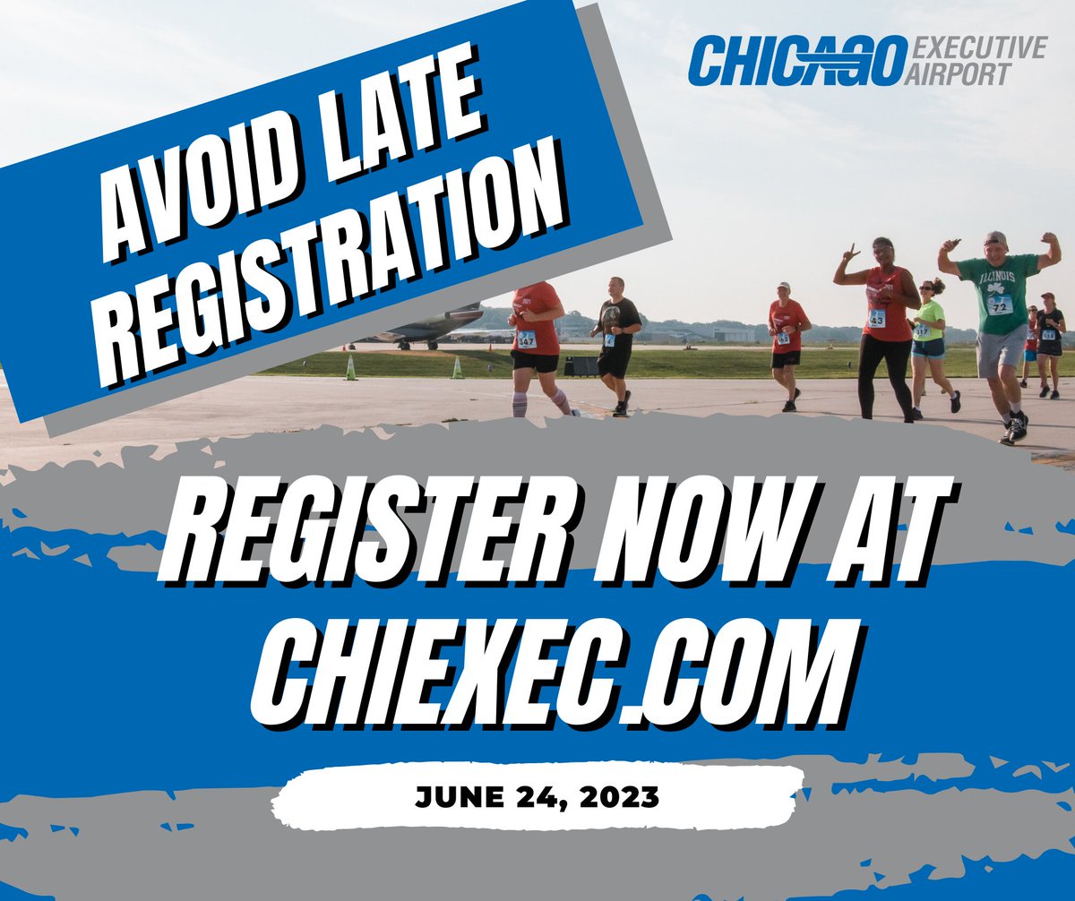 'Late' has such a negative connotation, don't you think? Save yourself the embarrassment of having to settle for Late Registration and sign up for CEA's 8th annual Run the Runway by May 31. #RTRCEA runsignup.com/Race/IL/Wheeli…