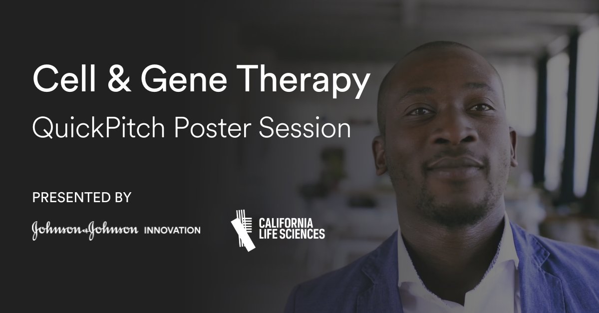 California Life Sciences (CLS) (@califesciences) on Twitter photo Are you an innovator with a focus on cell and gene therapy? Apply for the chance to present your idea in our Cell & Gene Therapy QuickPitch Poster Session. <a href="/JNJInnovation/">Johnson & Johnson Innovation</a> bit.ly/434T9tA 🧬 Are you an innovator with a focus on cell and gene therapy? Apply for the chance to present your idea in our Cell & Gene Therapy QuickPitch Poster Session. <a href="/JNJInnovation/">Johnson & Johnson Innovation</a> bit.ly/434T9tA 🧬