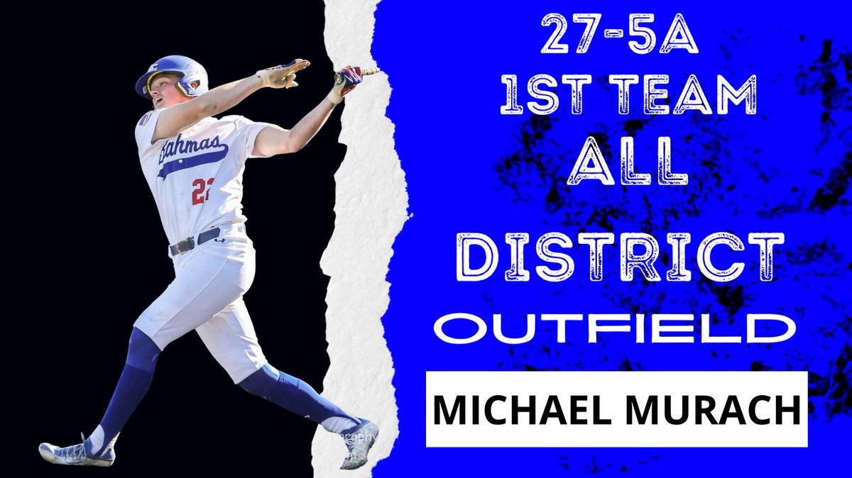 Congratulations!!! @Michael_Murach, you have been at the top of the state's leaders in batting average all year! The key to success is consistency!!! You proved that all year!!! Looking for a huge senior year as a dual sport athlete!!! ⚾🏈 #EarnTheRight #ProtectTheBull