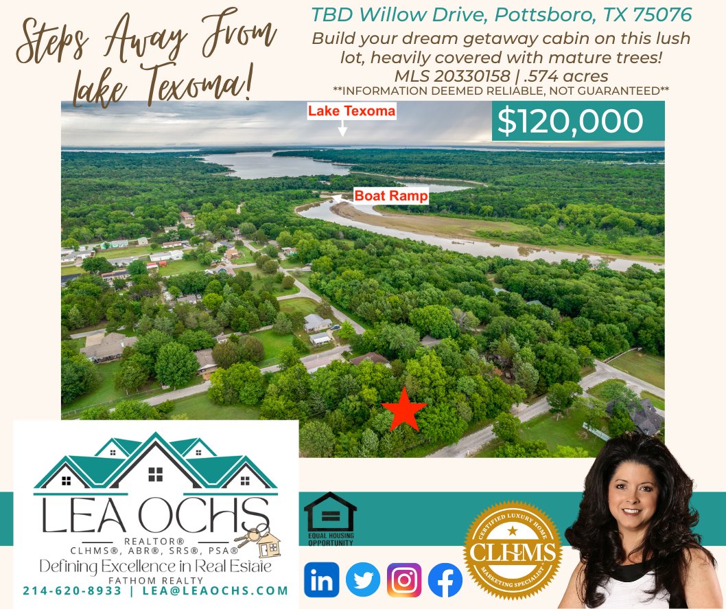 Perfect for nature lovers and outdoor enthusiasts looking for a tranquil escape!
#justlisted #texasrealtor #texasrealestate #texasrealestateagent #northtexasrealestate #txrealestate #dfwrealtor #dfwrealestate #graysoncounty #laketexoma #lakeproperty #lakerealestate