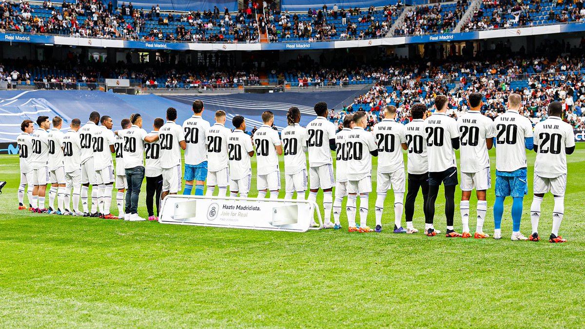 realmadrid's tweet image. Todos somos @vinijr.