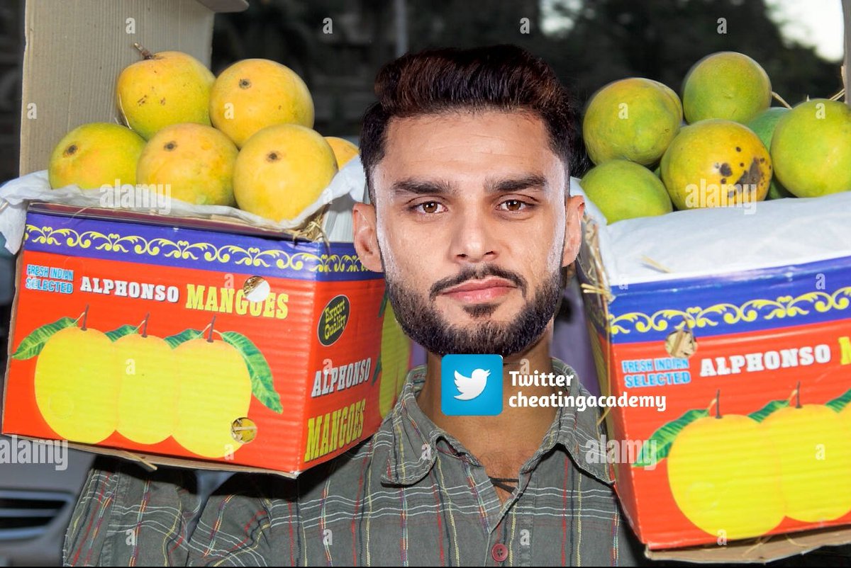 cheatingacademy's tweet photo. Naveen ul Haq getting ready for his own mango business. 

#LSGvMI
"Kohli Kohli" https://t.co/VTe5lku65I