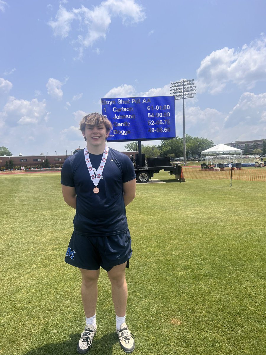 McCallie Track & Field (@mccallietrack) on Twitter photo Carson Gentle places 3rd in the DII-AA Shot Put with a throw of 52-06. #gbb <a href="/McCallieSports/">McCallie Athletics</a> Carson Gentle places 3rd in the DII-AA Shot Put with a throw of 52-06. #gbb <a href="/McCallieSports/">McCallie Athletics</a>