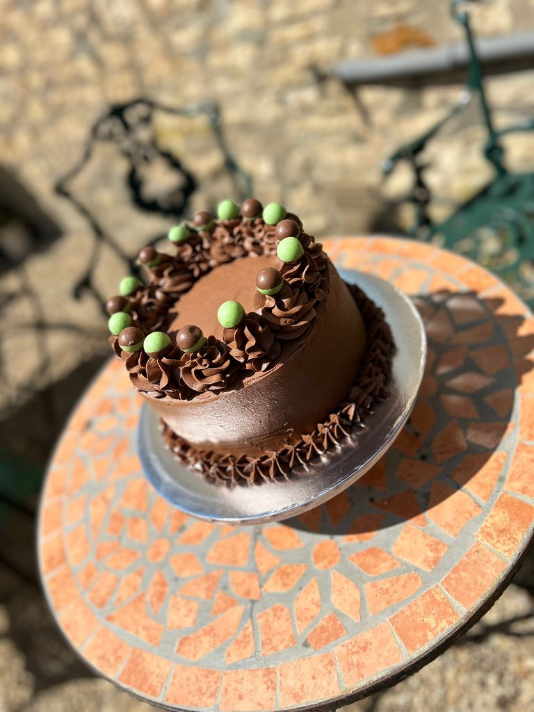 The sun is out and so are some delicious cakes including this stunning chocolate and mint special!! #themarchhare #corbyglen #tearooms #homemadecake