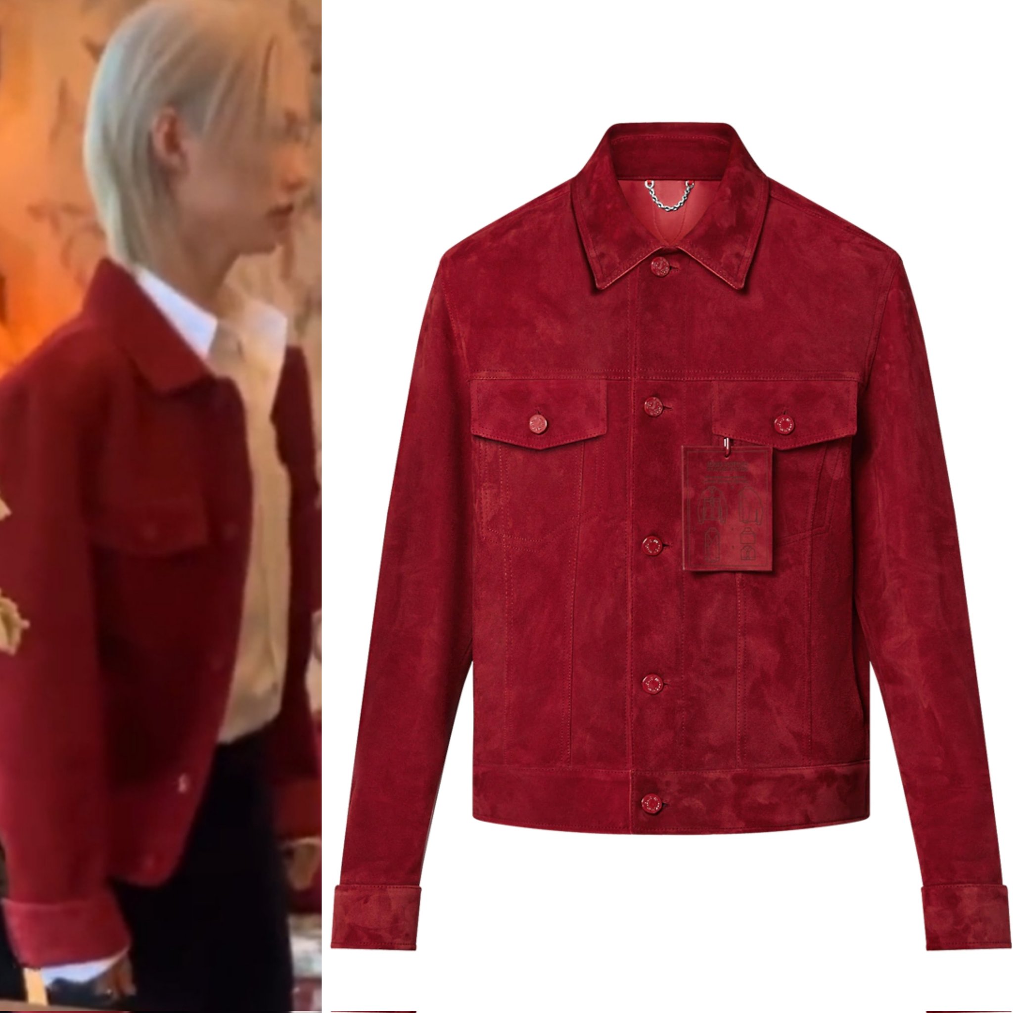 Viral Takes on X: Stray Kids' Felix wears Louis Vuitton's Ready to Wear  Suede Jacket for LV's Cruise 2024 show in Italy.  /  X