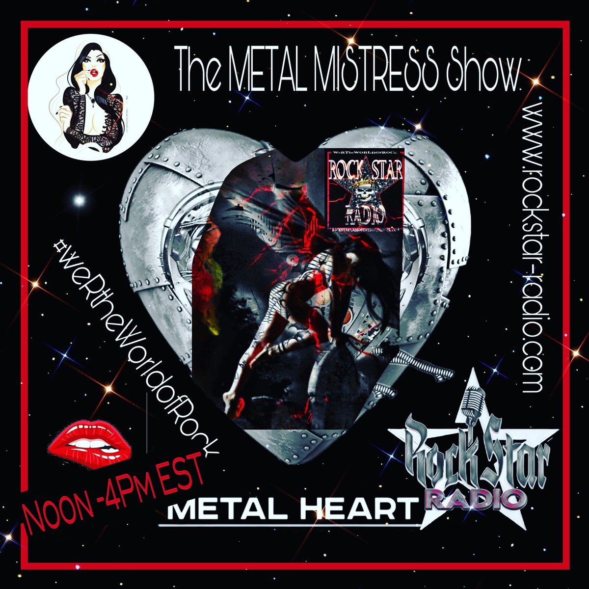 #TheMetalMistressShow is on rockstar-radio.com NOW

#weRtheWorldofRock

iheart.com/live/9683?cmp=…
#unsignedartist 
#hardrock
#metal
#punkrock
#poprock
#heavymetal
#numetal
#raprock
#christianmetal