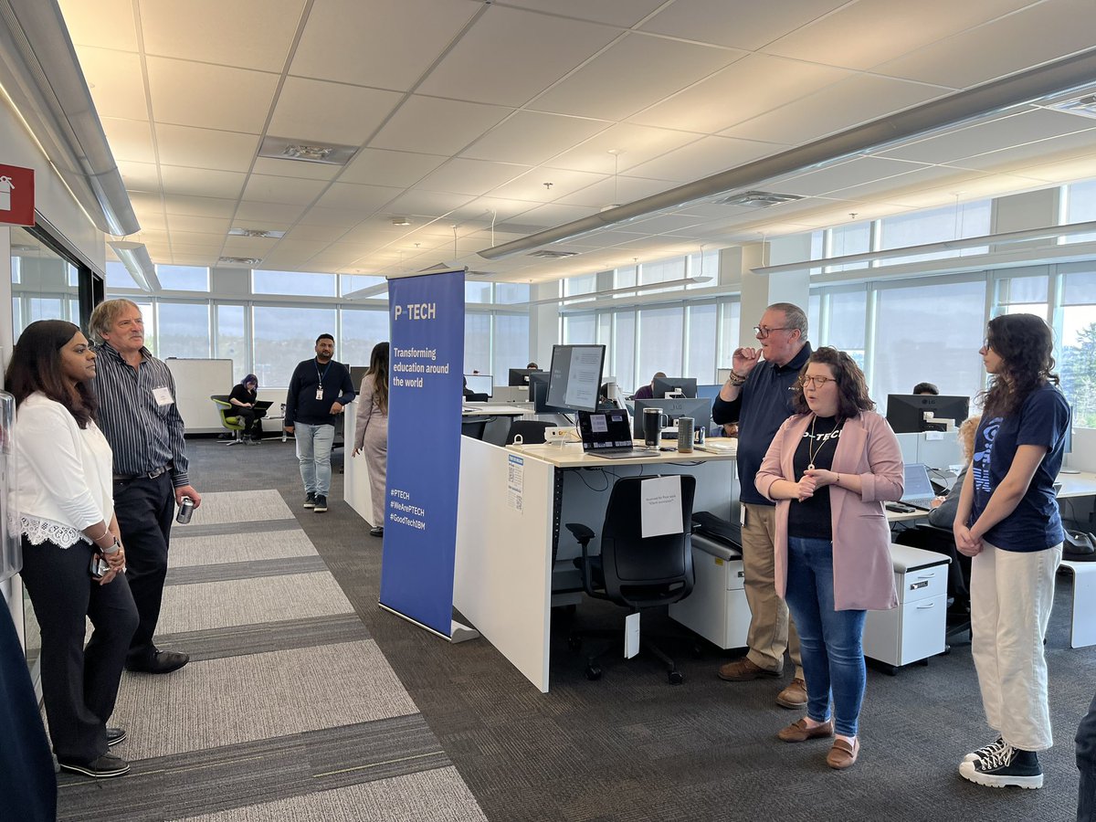 Grade 12 students meeting IBM special guests at Nova Scotia IBM CIC 10 year anniversary celebration. These students have all been offered guaranteed interviews at IBM after graduating post secondary. #IBM #ibmcichfx10 #TechnologyAdvantageProgram