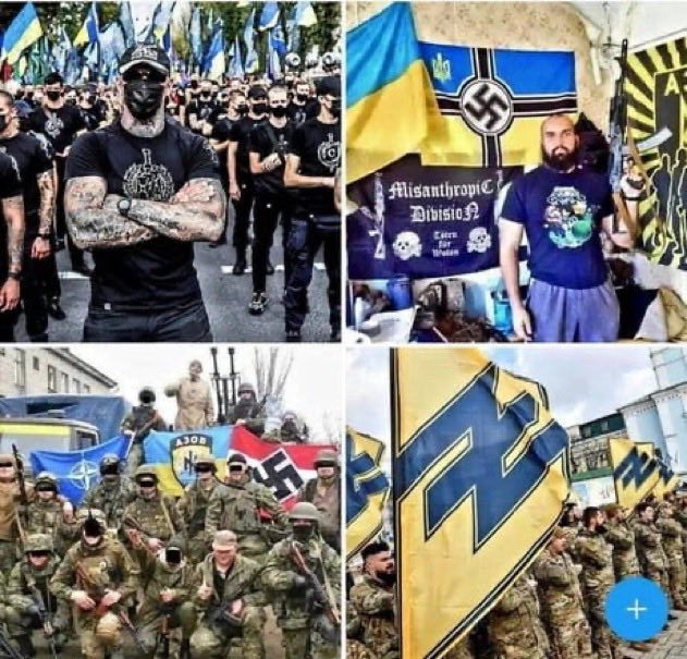 Every Liberal with a Ukrainian flag supports Nazis in Ukraine. Antifa is a tool of BlackRock & Vanguard & thus clearly is a standing army FOR fascism, BLM supports Burning, Looting, and Murdering in mostly black neighborhoods fomenting both racism and terrorism. 🤡🌍💩 !