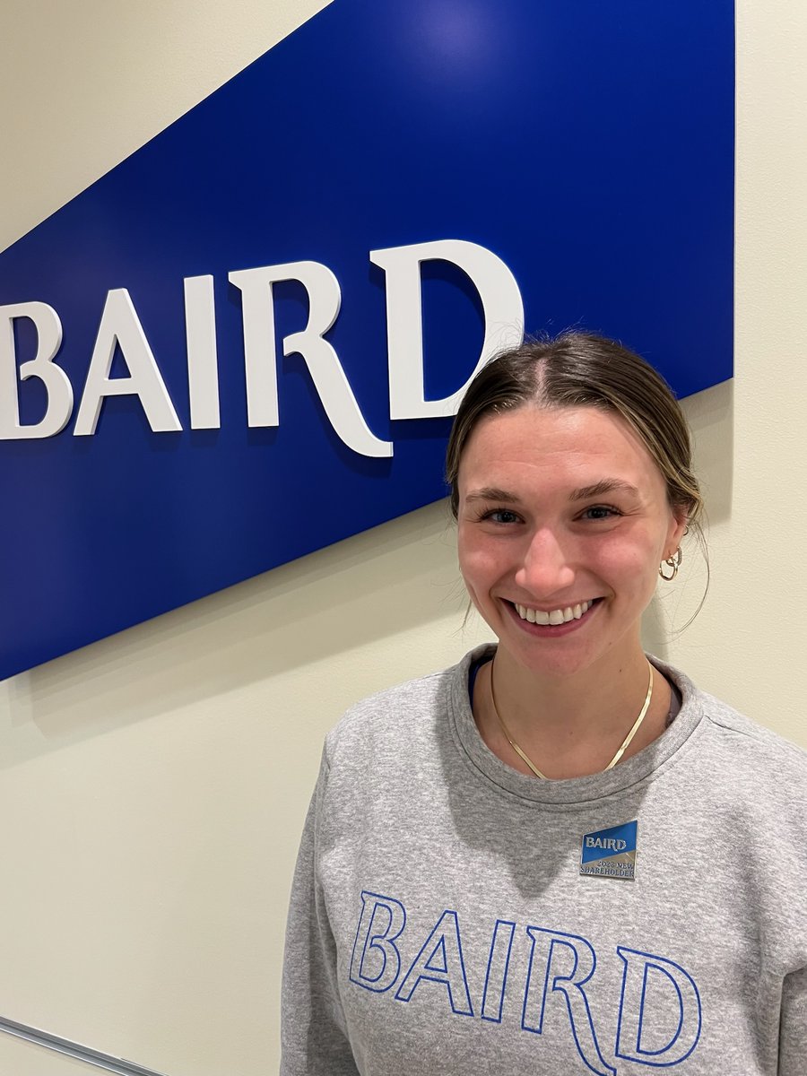 Congrats to Tori Lents on becoming a new Baird Shareholder today! (That is after drinking the Baird Kool-Aid... 😂 )

With @rwbaird being an employee-owned company it's a special day each year when we welcome new shareholders!! #wearebaird