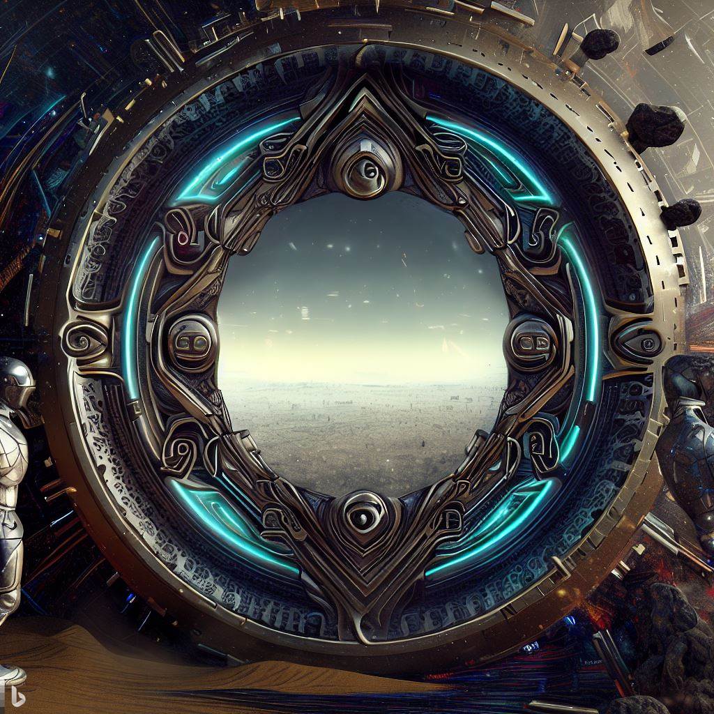 OneStrangeW's tweet image. AI Stargate Evolution. I confess that one of my favorites movies ever is the first part of Stargate. @Bing @BingChatbot_AI #AISpace #AI #Stargate #aiartcommunity #AIArtworks  #AIArtistCommunity  #AIImage #dalle2 #BingAI #AIPropmt Prompt is a bit of a mess, but I got the Results.
