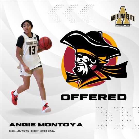 Angie:) (@angemontoya13) on Twitter photo After a great conversation with @coachyorkie I am blessed to receive an offer from the <a href="/buccaneerswbb/">Park University Women's Basketball</a>. Thank you for the recognition. Also thank you to all those that have helped me on this journey. <a href="/wwladywarriors/">Westwood Warriors Womenβs Basketball</a> <a href="/oneadatwins/">Jerry Jones (Jjay)</a> <a href="/coachelijahknox/">Elijah Knox</a> @coachwalkerGHS <a href="/azelitebball/">Arizona Elite Girls Basketball</a> After a great conversation with @coachyorkie I am blessed to receive an offer from the <a href="/buccaneerswbb/">Park University Women's Basketball</a>. Thank you for the recognition. Also thank you to all those that have helped me on this journey. <a href="/wwladywarriors/">Westwood Warriors Womenβs Basketball</a> <a href="/oneadatwins/">Jerry Jones (Jjay)</a> <a href="/coachelijahknox/">Elijah Knox</a> @coachwalkerGHS <a href="/azelitebball/">Arizona Elite Girls Basketball</a>