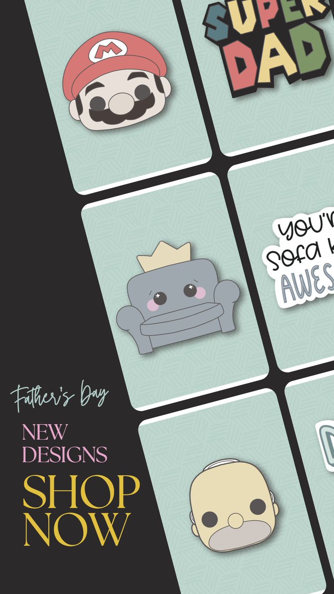 SweetleighPrint's tweet photo. Father's Day 2023 Cookie Cutters by Sweetleigh https://t.co/uVfuIKmZEO