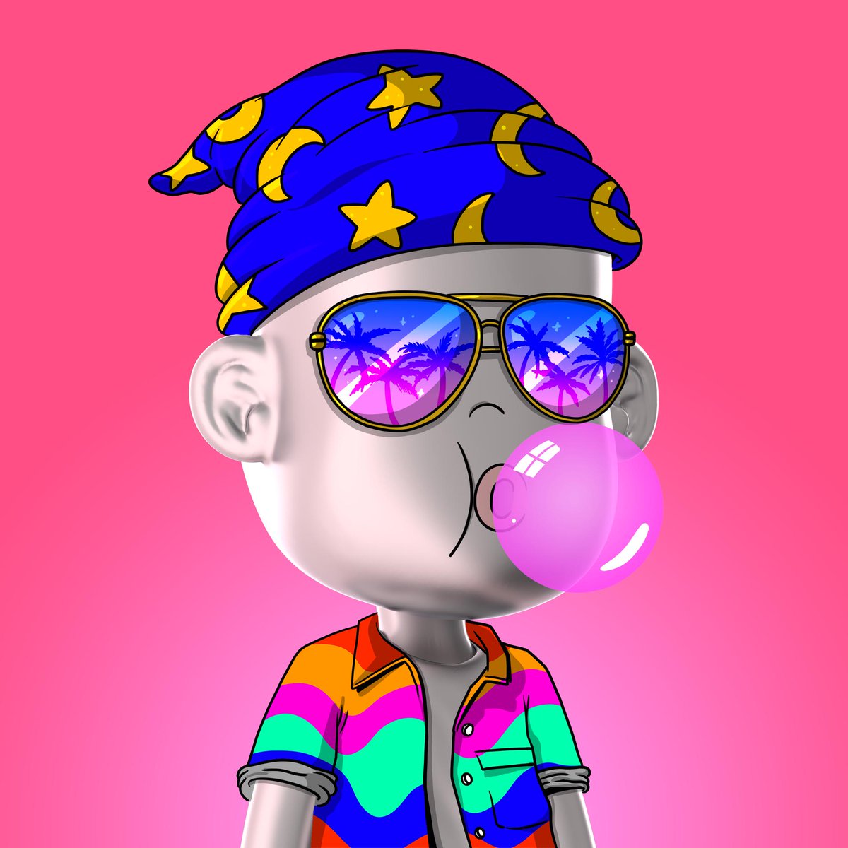 Cannabourne's tweet photo. @OddworxOfficial Loving this! Dynamic traits are so fun. Thank you for the upgrades! @alexmdc @OddworxOfficial #DynamicTraits #AlexMDC #GenzeeNFTs #Oddworx https://t.co/i4i6D2h38w