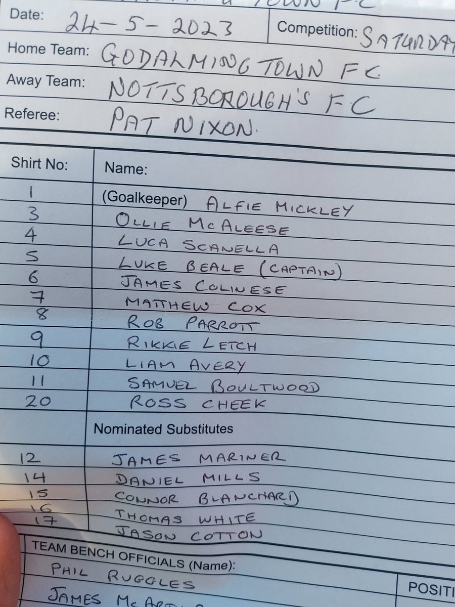 Godalming Town F(C) tweet media