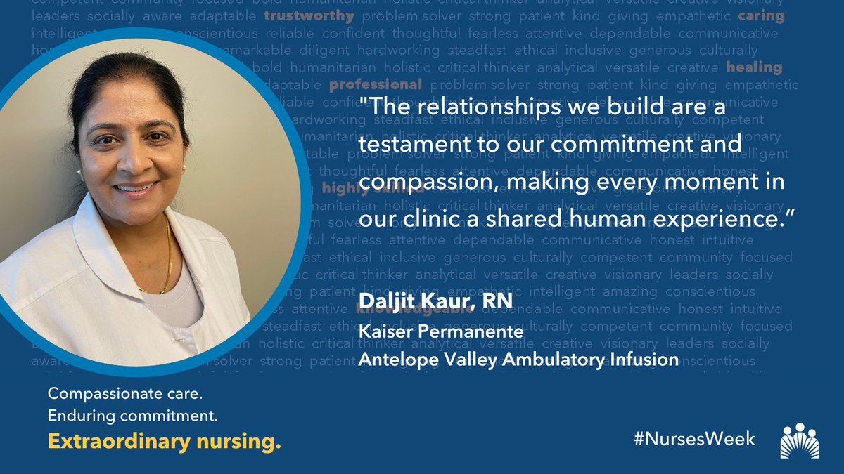 We're honored to recognize our KP nurses. For all that is extraordinary nursing, we stand in awe of their remarkable contributions. #ThankYouNurses💙 🩺