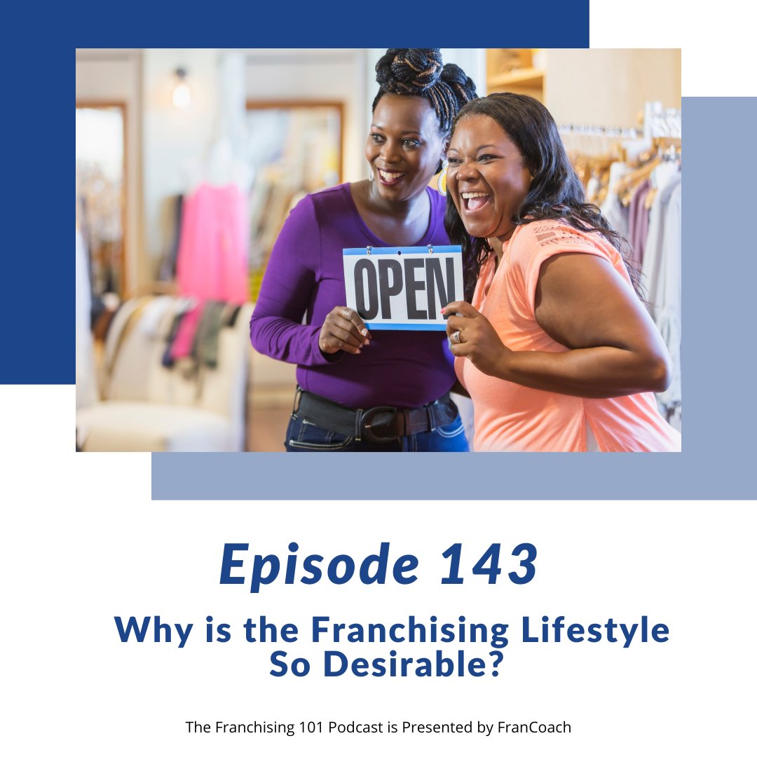 There's no denying that #franchiseownership is desirable. You get to call the shots when it comes to your time, freedom, and flexibility.

Listen to episode 143 for even more ways #franchising gives you control 👉 hubs.la/Q01R2gtr0