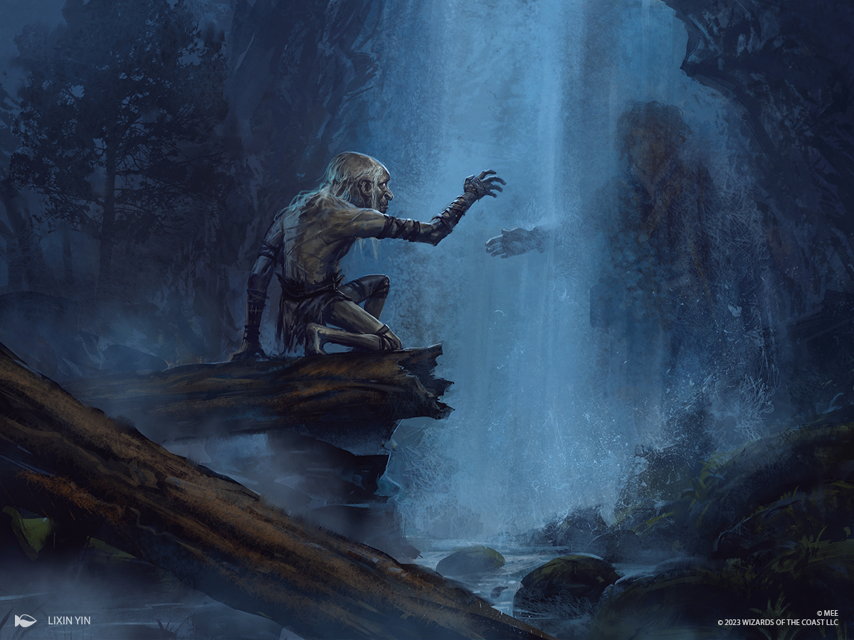Magic: The Gathering on X: In #MTGxLOTR, as with Bilbo, Frodo, Gollum, and others in Middle-earth, the Ring's call tempts us all. / X