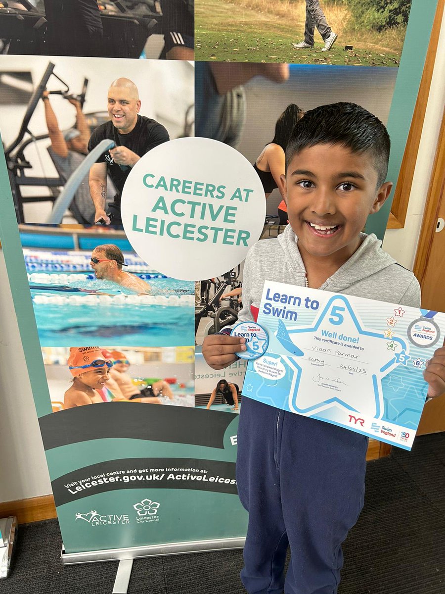 manishparmar's tweet image. Well done Viaan on completing stage 5 swimming! Seems like yesterday you didn't even want to go into water! Keep it up 👍🏽👍🏽 @latimerprimary  @ActiveLeicester #activelatimer #swimming #smiles
