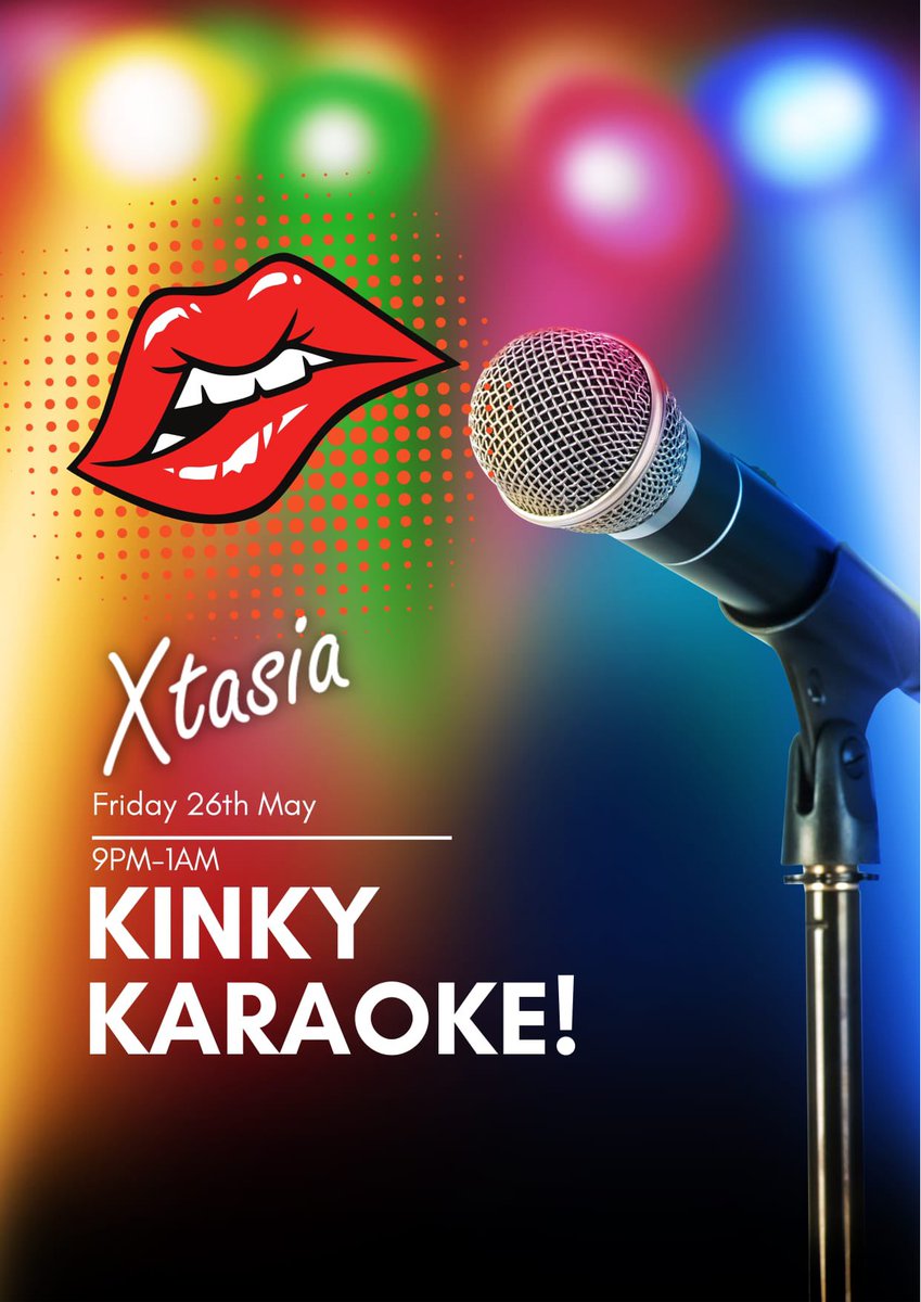 Kinky Karaoke! Come join us in the chill lounge of Xtasia for another legendary evening of Karaoke fun. Karaoke is included in Xtasia's entry price if attending the main club room event, so come along and spin out some tunes with friends! Xtasia club membership is required.