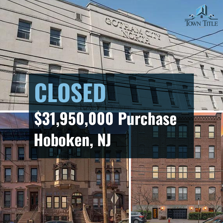 ChrisRotio's tweet photo. Town Title recently handled the $31,950,000 purchase of three commercial properties located in Hoboken, NJ. TD Bank provided $20,800,000 in financing on the transaction. https://t.co/Rt7sgIxglS