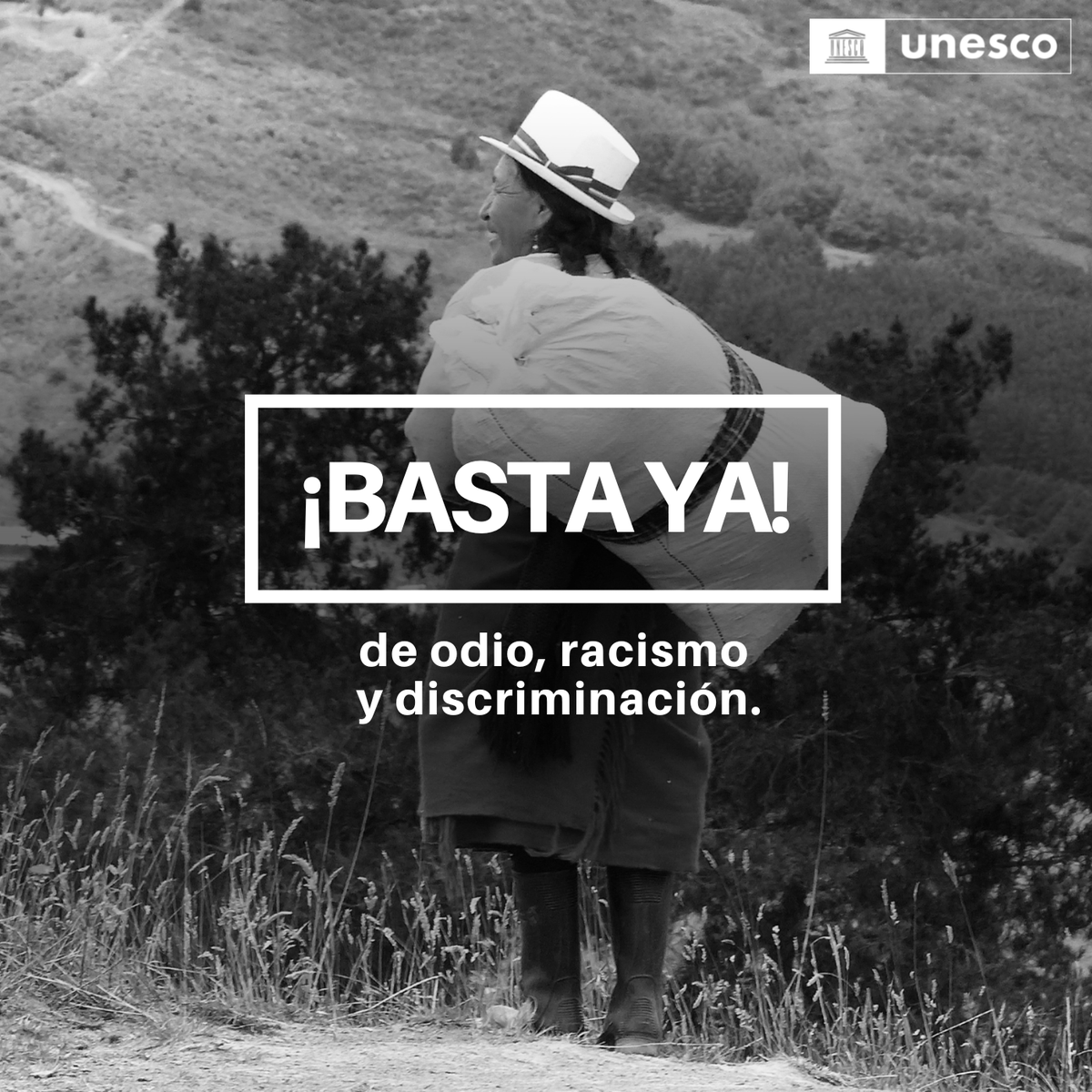 ONU_es's tweet photo. El racismo es una grave amenaza a la vida, la dignidad y los derechos humanos.

El racismo y la xenofobia son inaceptables. Todos debemos ayudar a construir un mundo libre de discriminación, odio y violencia.

#CombateElRacismo, hoy y siempre. https://t.co/zLmCzHUVMw