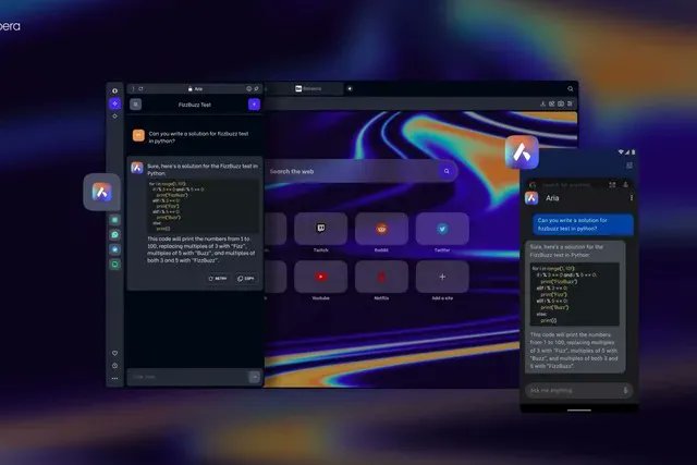 AILeaksNews's tweet image. 🌟 Exciting News: Opera Browser Introduces AI-Powered Sidebar, Aria, to Enhance Your Browsing Experience! Let&apos;s explore the amazing features and benefits it brings. 🚀🔍 

#OperaAria #AIAssistant  #EnhancedBrowsing #InformationHub #AIsummaries