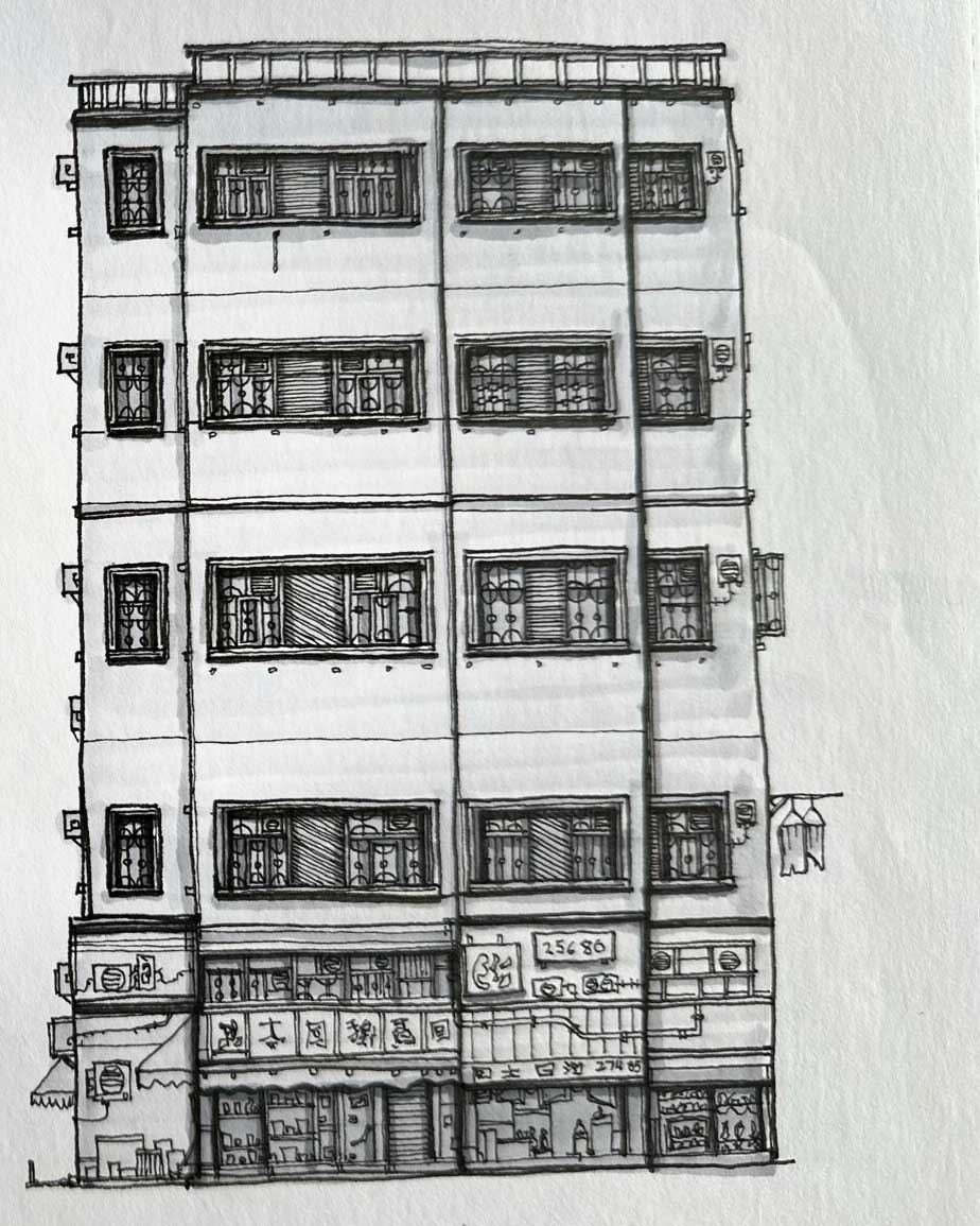 cheung_art's tweet photo. Davids härkomst är från metropol staden Hong Kong! Staden är förlagd på en yta nästan lika stor som Skåne, men med 7 miljoner invånare. David får sin inspiration av de många detaljer som finns på byggnaderna där. Scrolla för att se hans konst! https://t.co/p4qXgKeU0W
