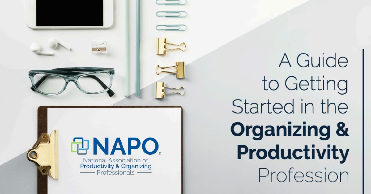 With over 3,500 members, NAPO can point you in the right direction and support you at every stage of your #career. 

Take a look at our Getting Started Guide to learn more about the #Organizing and #Productivity Profession: cdn.ymaws.com/www.napo.net/r…