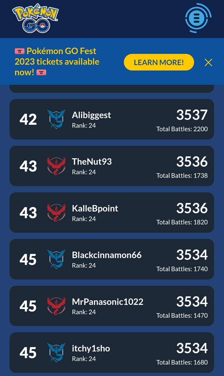 First time on the frontpage and over 3500 for the first time... Crazy day🤩🤩🤩
#PokemonGO #GBL #GoBattleLeague