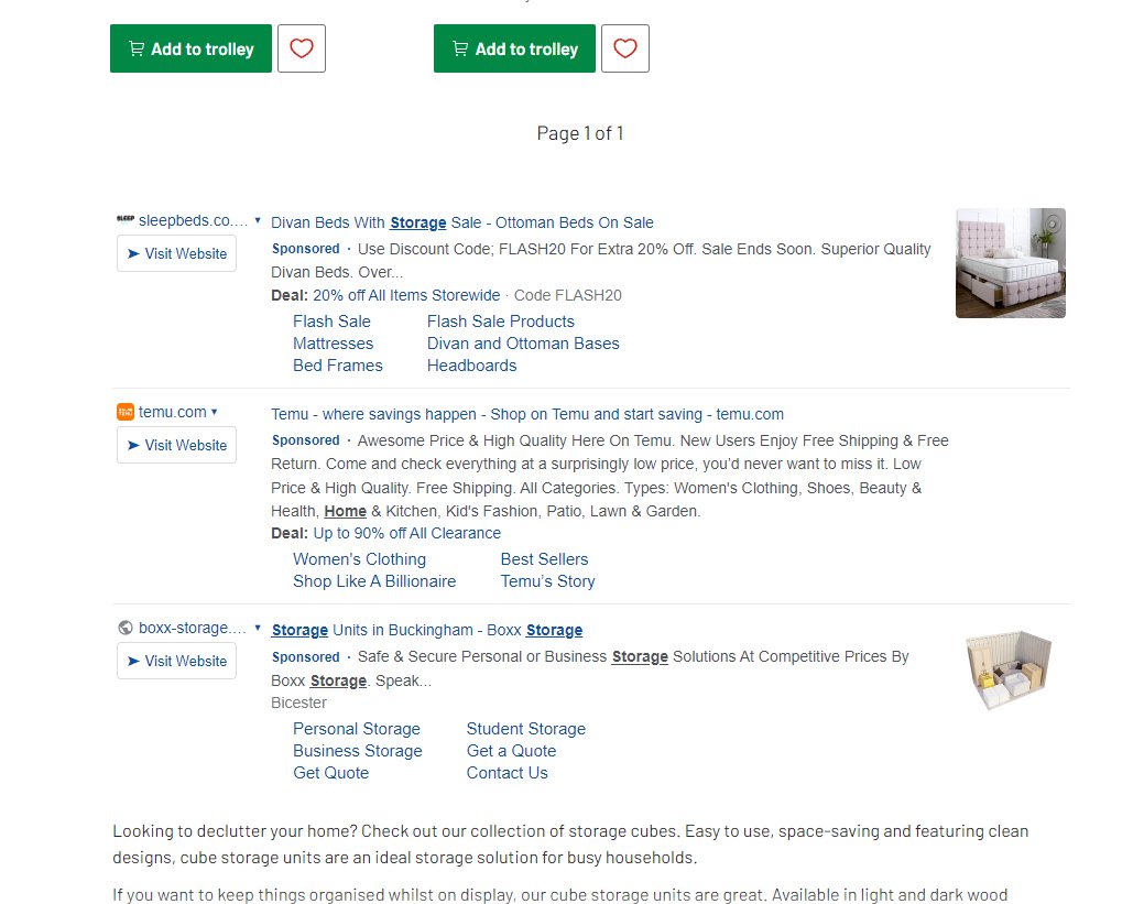 priteshpatel9's tweet image. Argos show display ads on category pages - why?

argos.co.uk/browse/home-an…

#ppc #ecomchat #ecommercestore