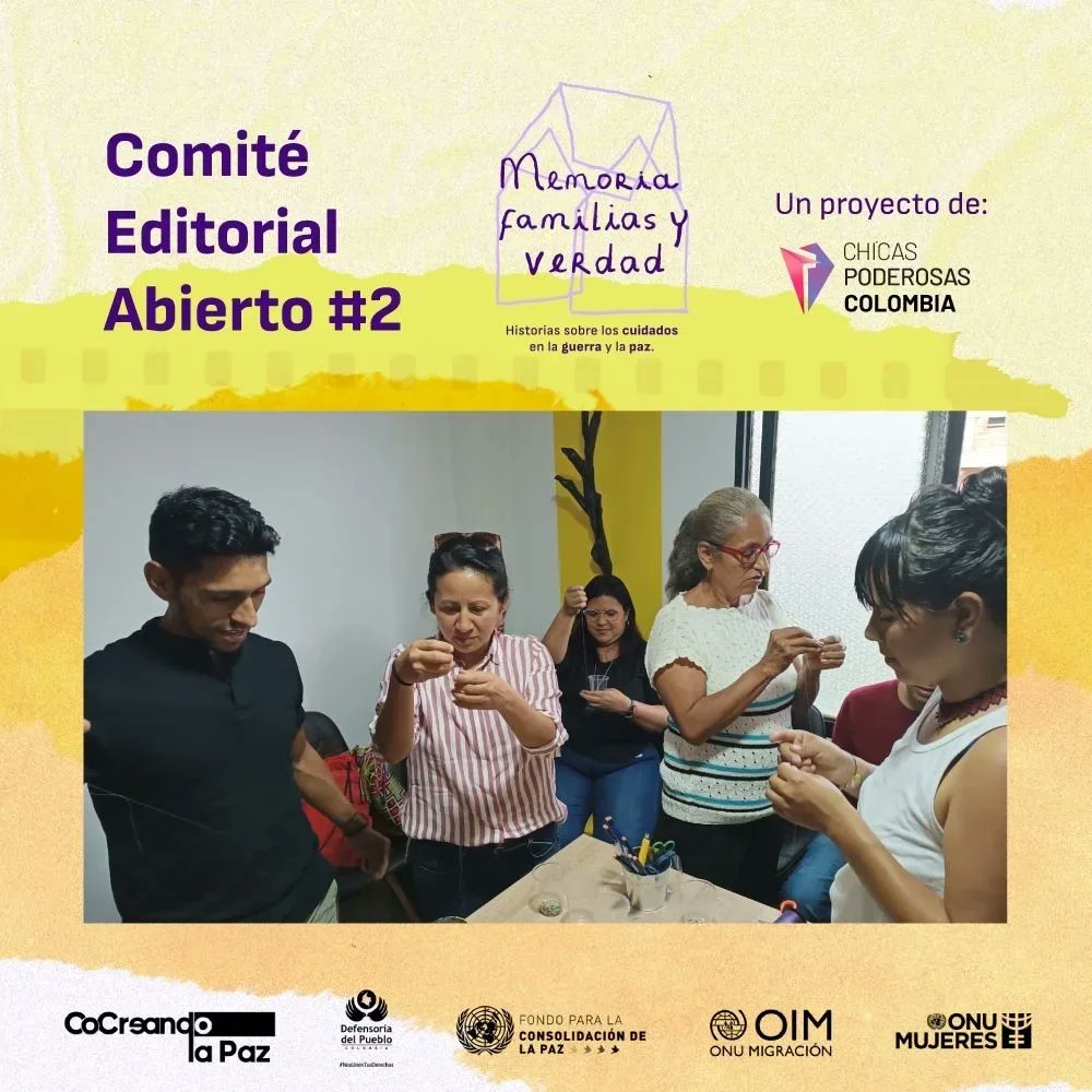 ChicaPoderosaCo's tweet photo. En esta ocasión les queremos contar sobre el #comitéeditorialabierto presencial que tuvimos en📍Popayán.

Algunos de los protagonistas de las historias nos acompañaron para contarnos su experiencia  🗣

Agradecemos a todas las personas que nos dieron ideas en estos espacios 💡 https://t.co/GF3QpARer1